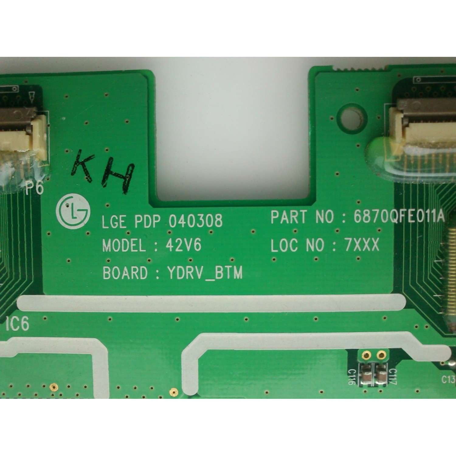 MAIN PARA T5V APEX / NUMERO DE PARTE 1104H0514 / CV318H-A-12 / 1.03.70.02100 / 2011TFT-RX-003 / PANEL T400HW04 V.1 / MODELO LE40H88 - Imagen 3
